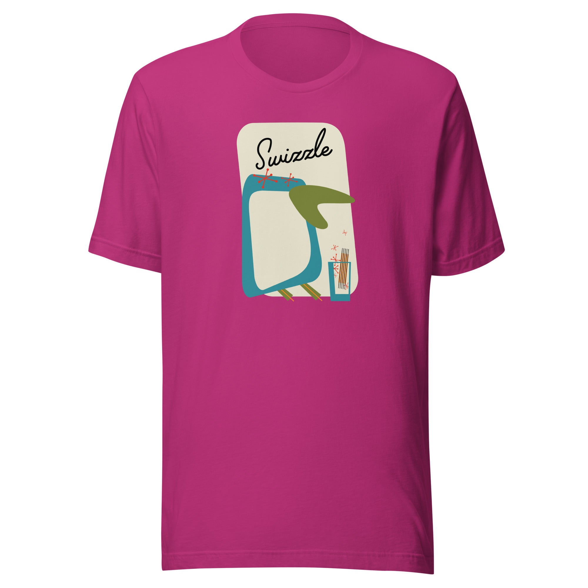 Swizzle Penguin MidCentury Modern - Unisex Staple T-Shirt | Bella + Canvas 3001