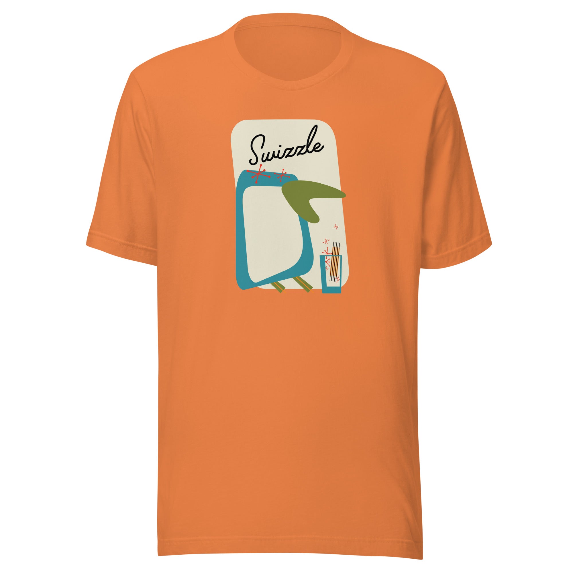 Swizzle Penguin MidCentury Modern - Unisex Staple T-Shirt | Bella + Canvas 3001