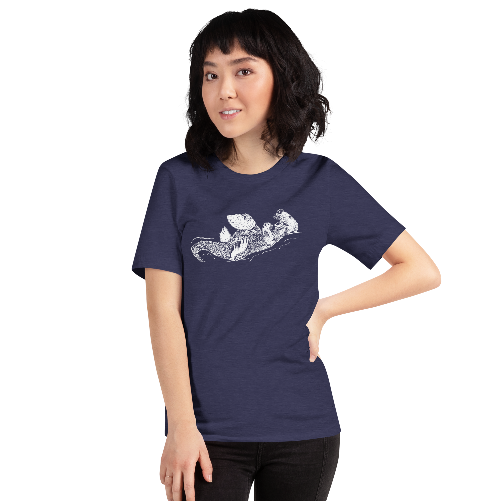 Sea Otter and Oyster T-Shirt Unisex