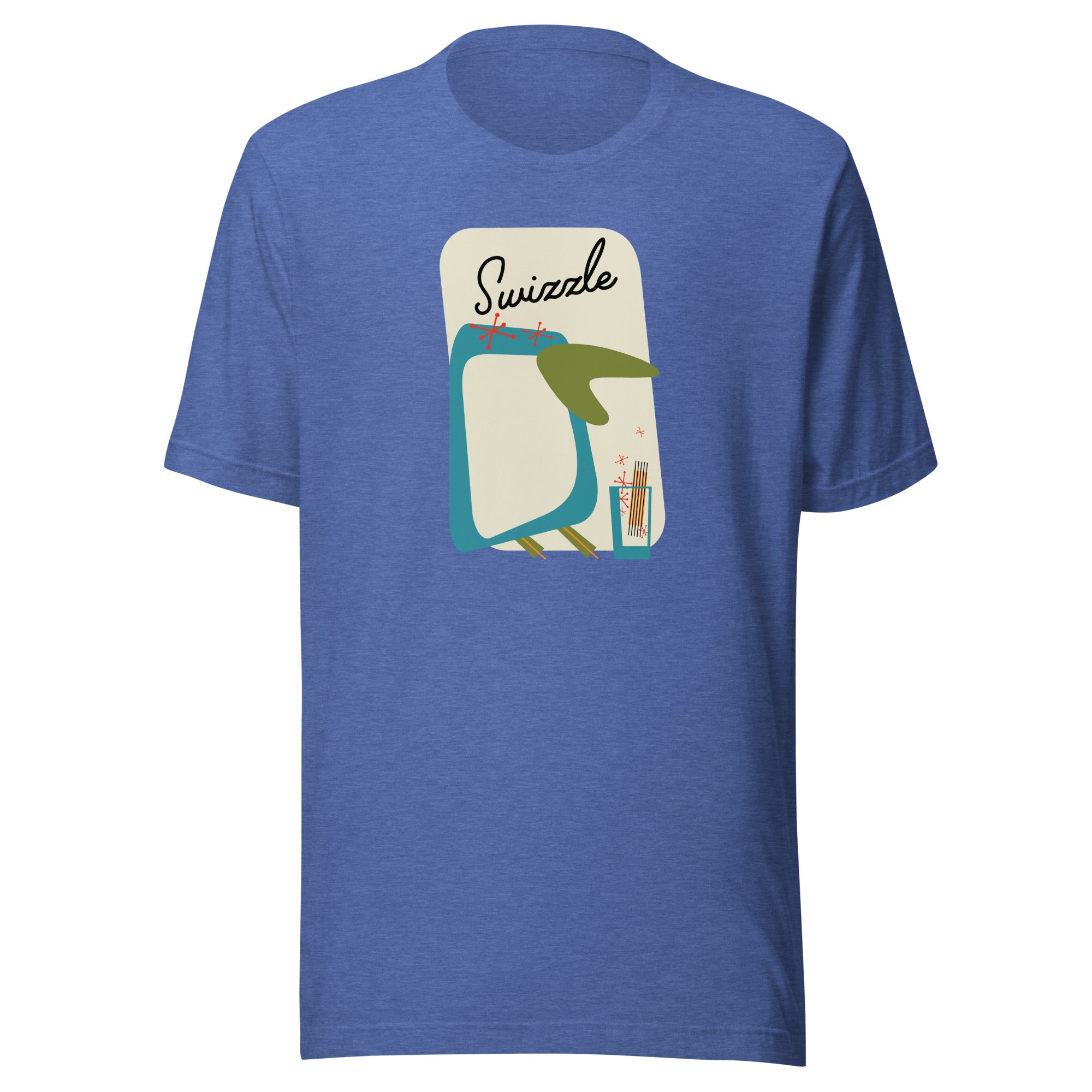 Swizzle Penguin MidCentury Modern - Unisex Staple T-Shirt | Bella + Canvas 3001