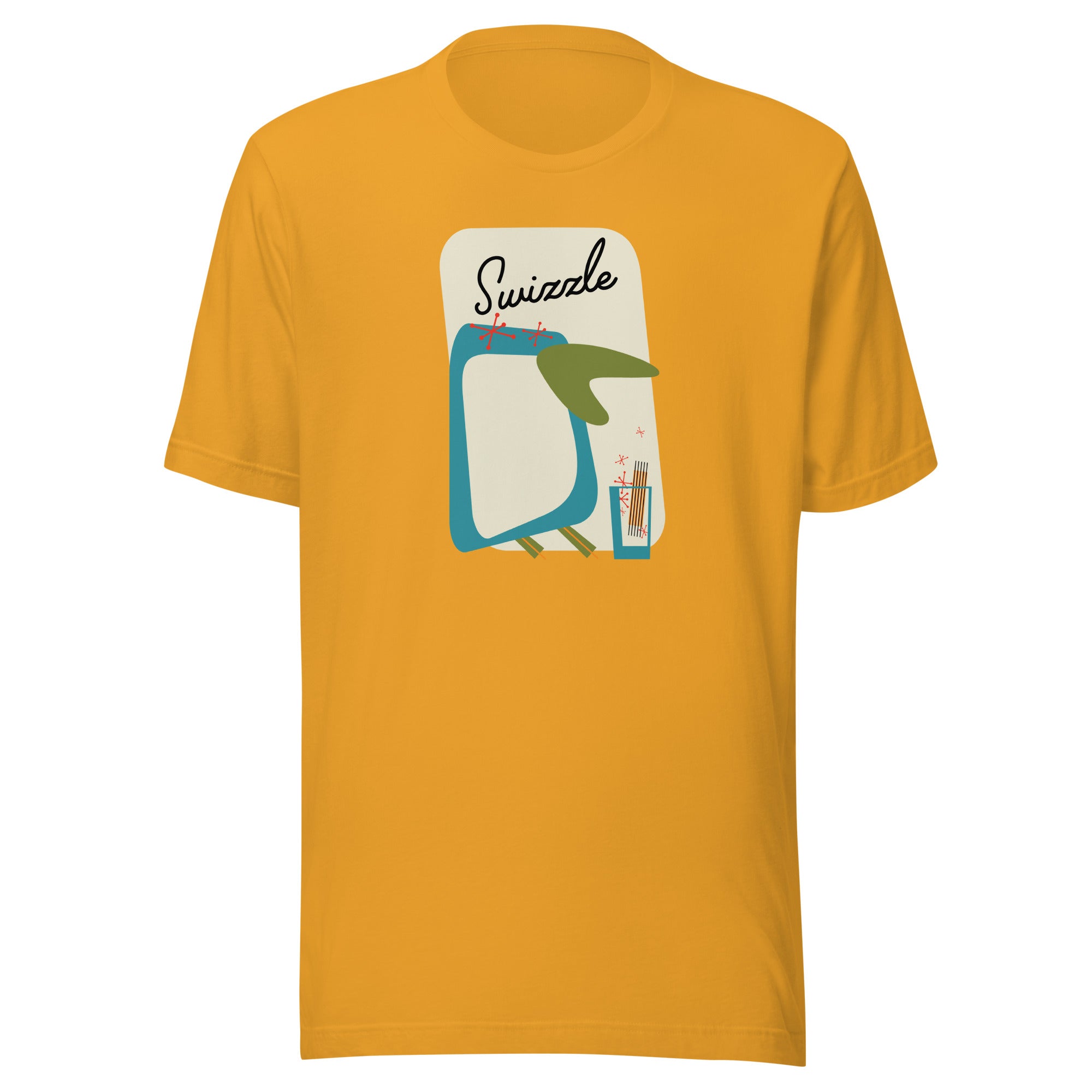 Swizzle Penguin MidCentury Modern - Unisex Staple T-Shirt | Bella + Canvas 3001
