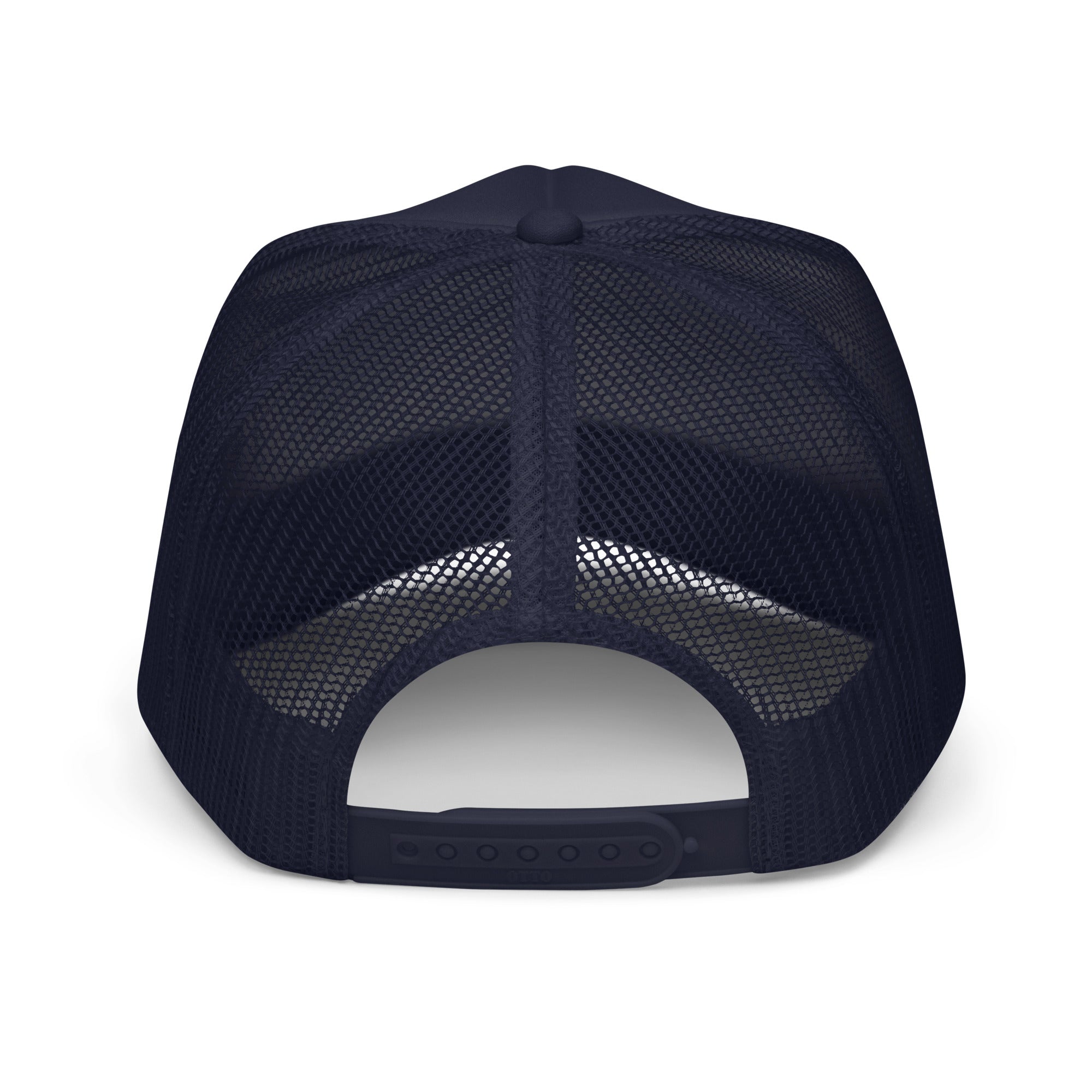 Roll Again TTRPG embroidered and comfy foam trucker hat for GMs and DMs