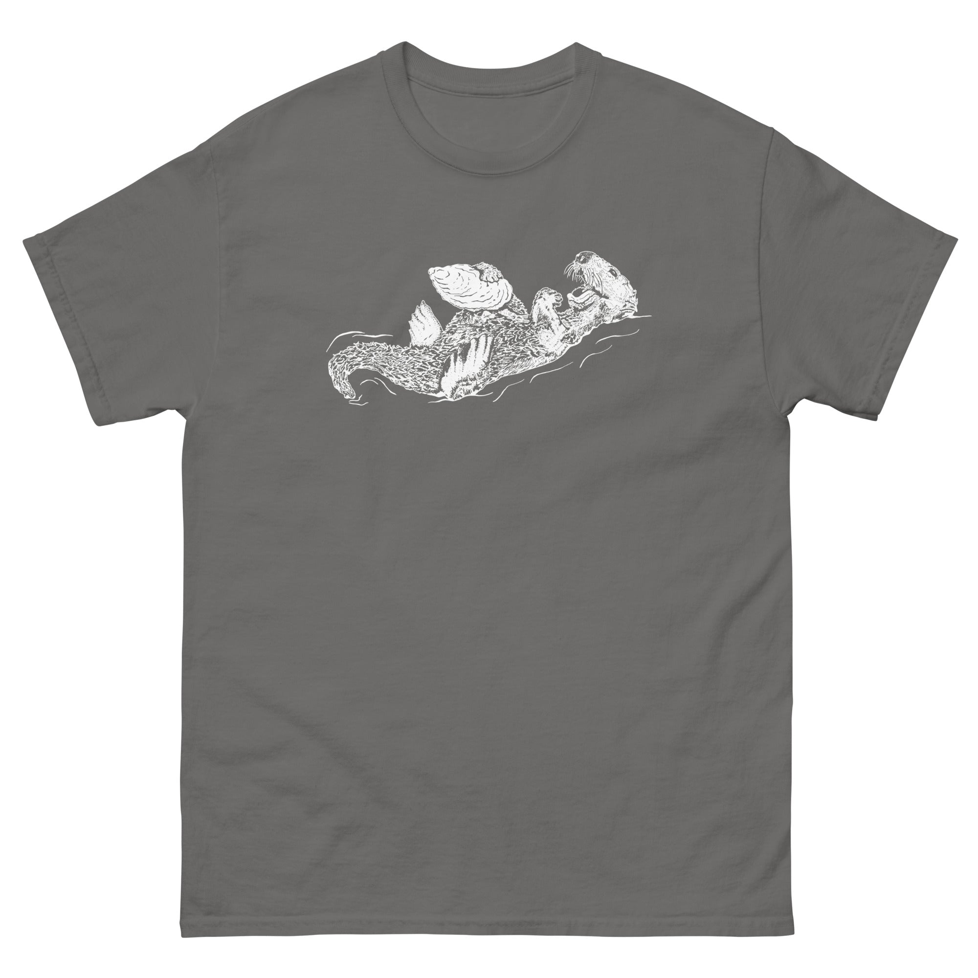 Sea Otter with Oyster - Men's classic tee Gildan 5000