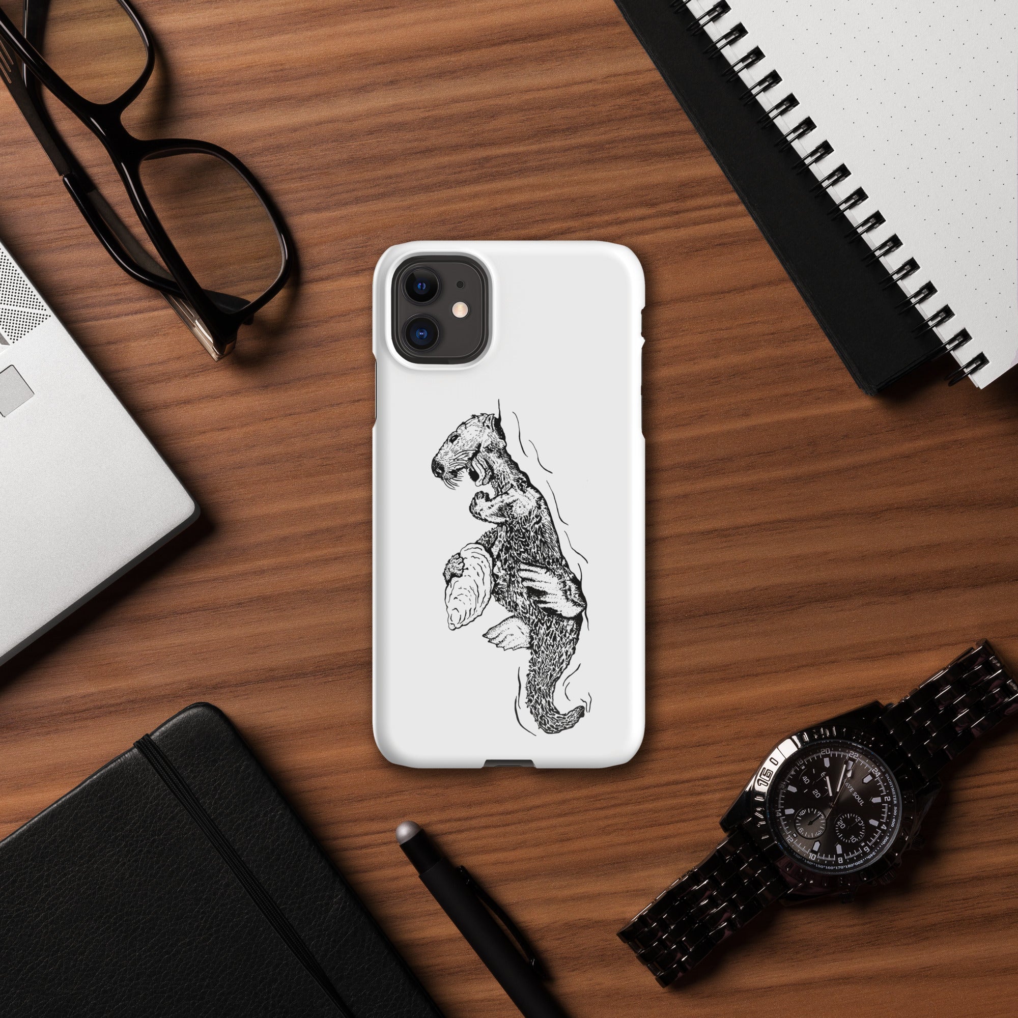 Sea Otter with Oyster - Snap case for iPhone®