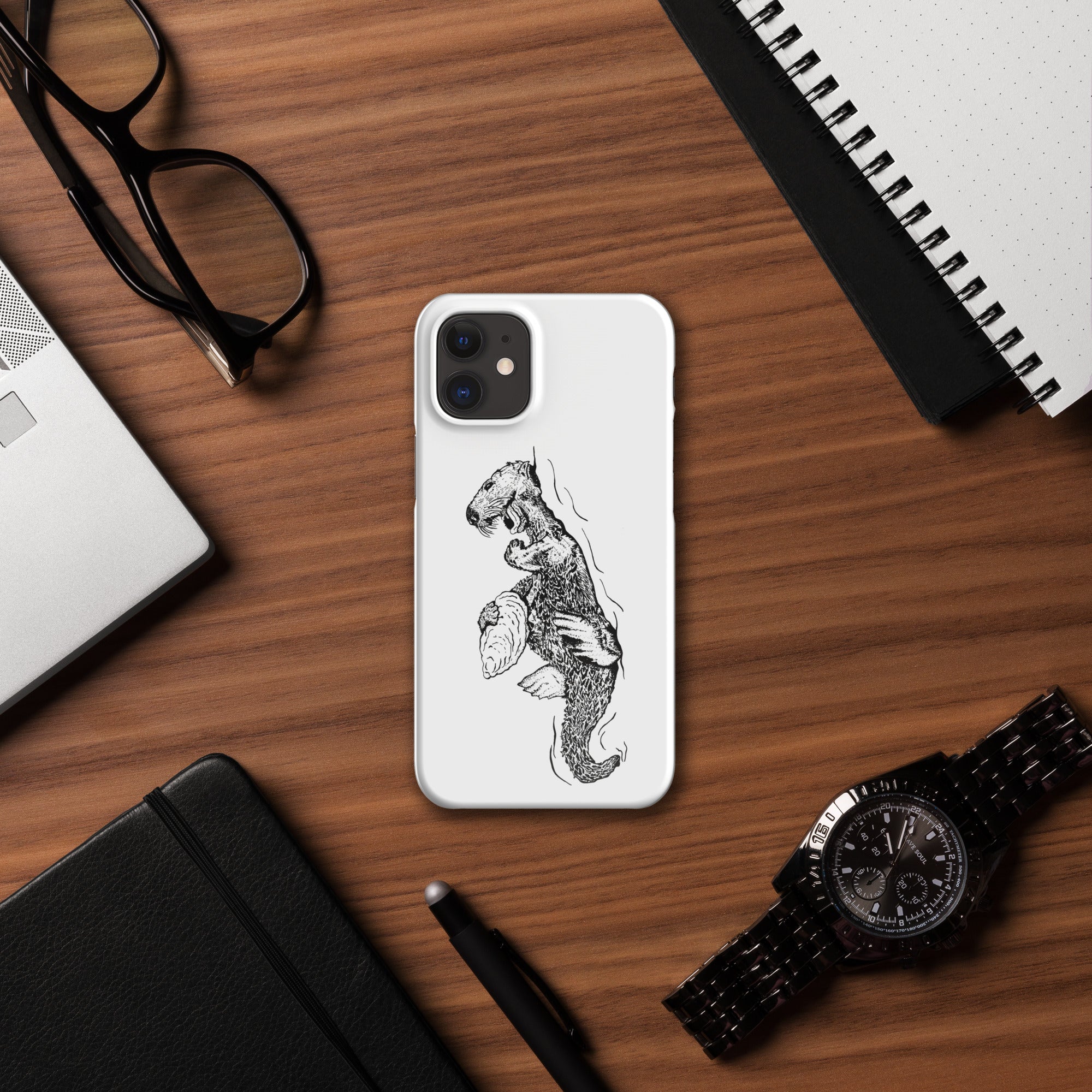 Sea Otter with Oyster - Snap case for iPhone®