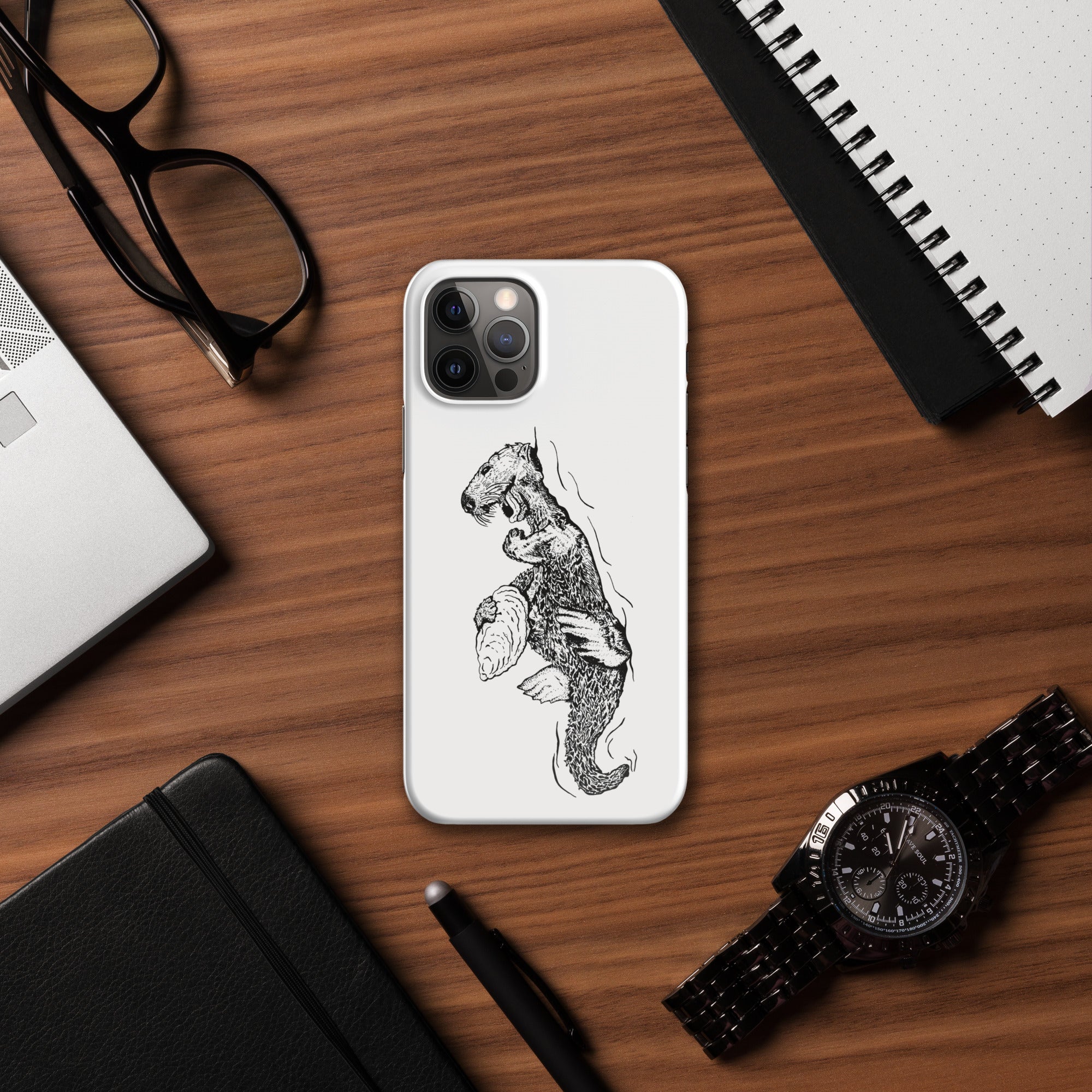 Sea Otter with Oyster - Snap case for iPhone®