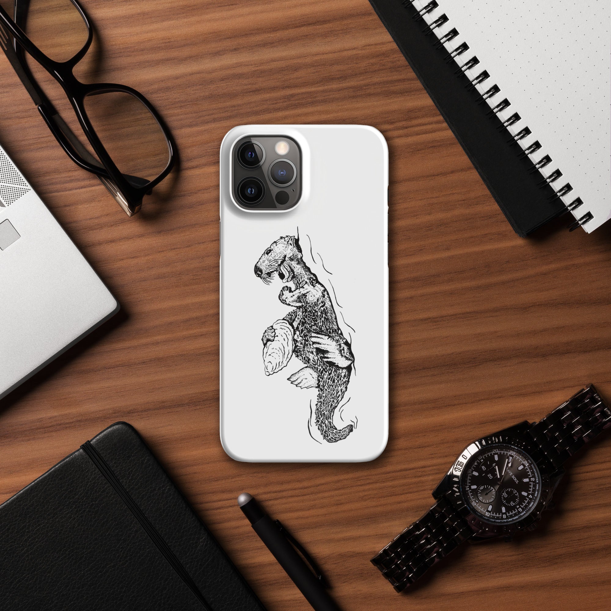 Sea Otter with Oyster - Snap case for iPhone®