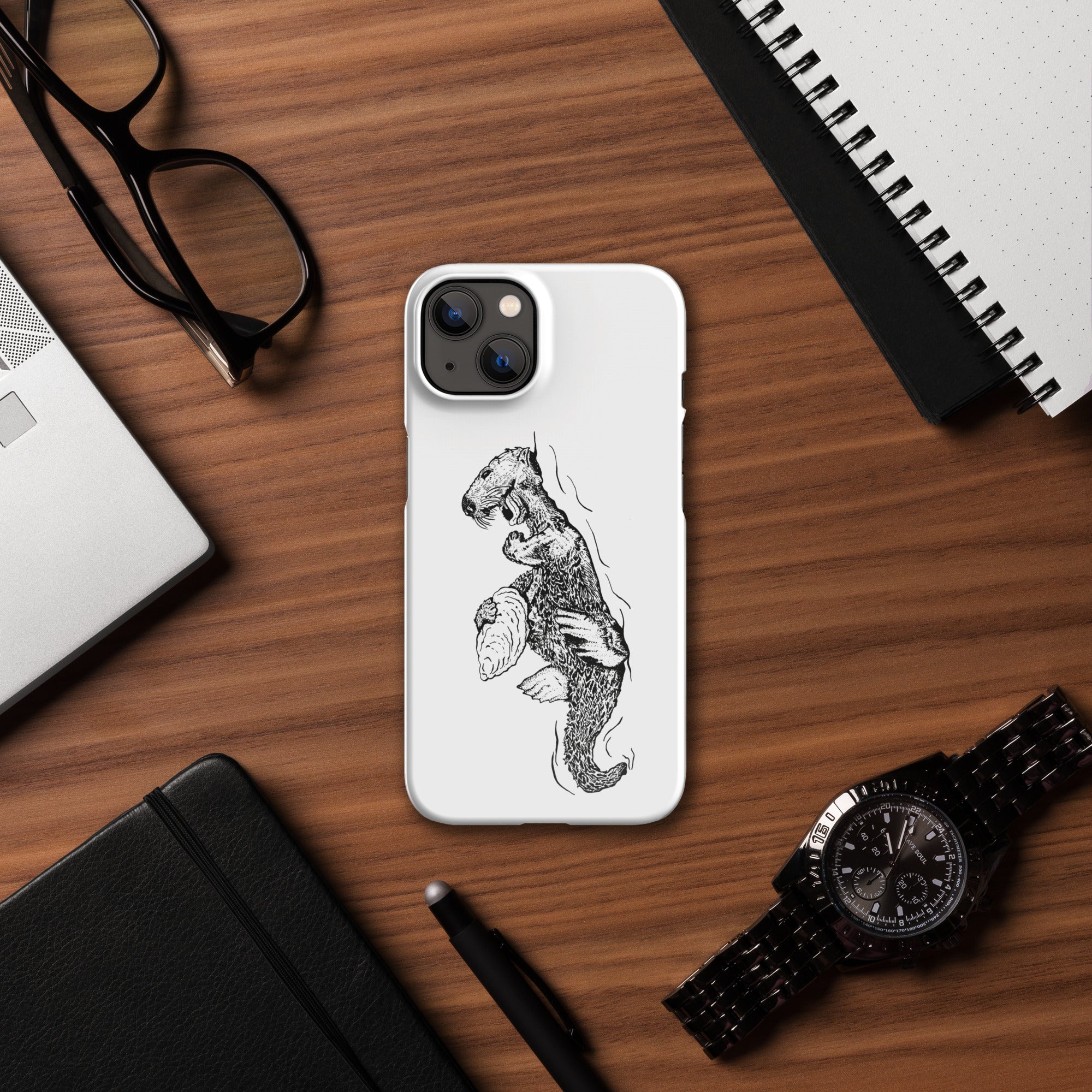 Sea Otter with Oyster - Snap case for iPhone®
