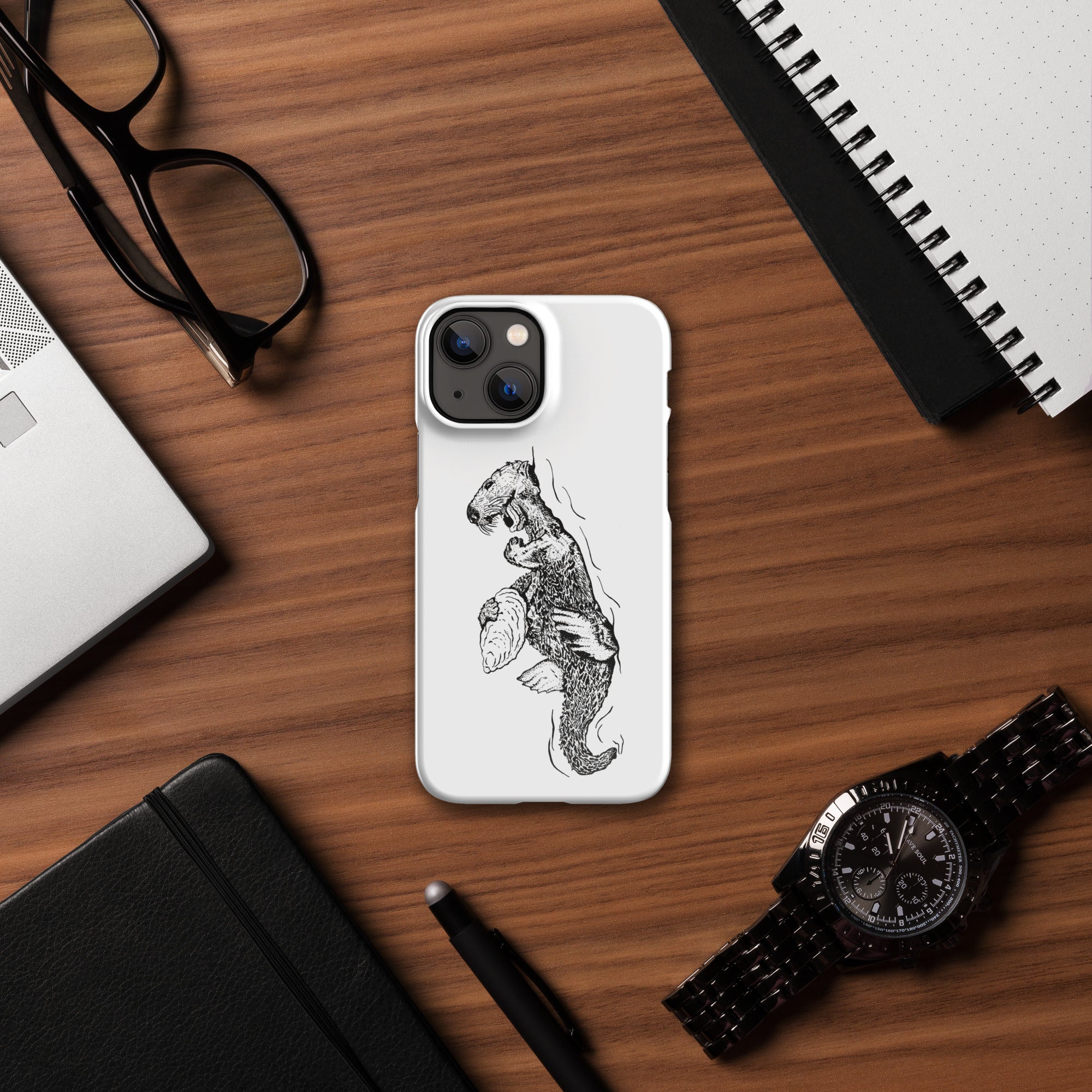 Sea Otter with Oyster - Snap case for iPhone®