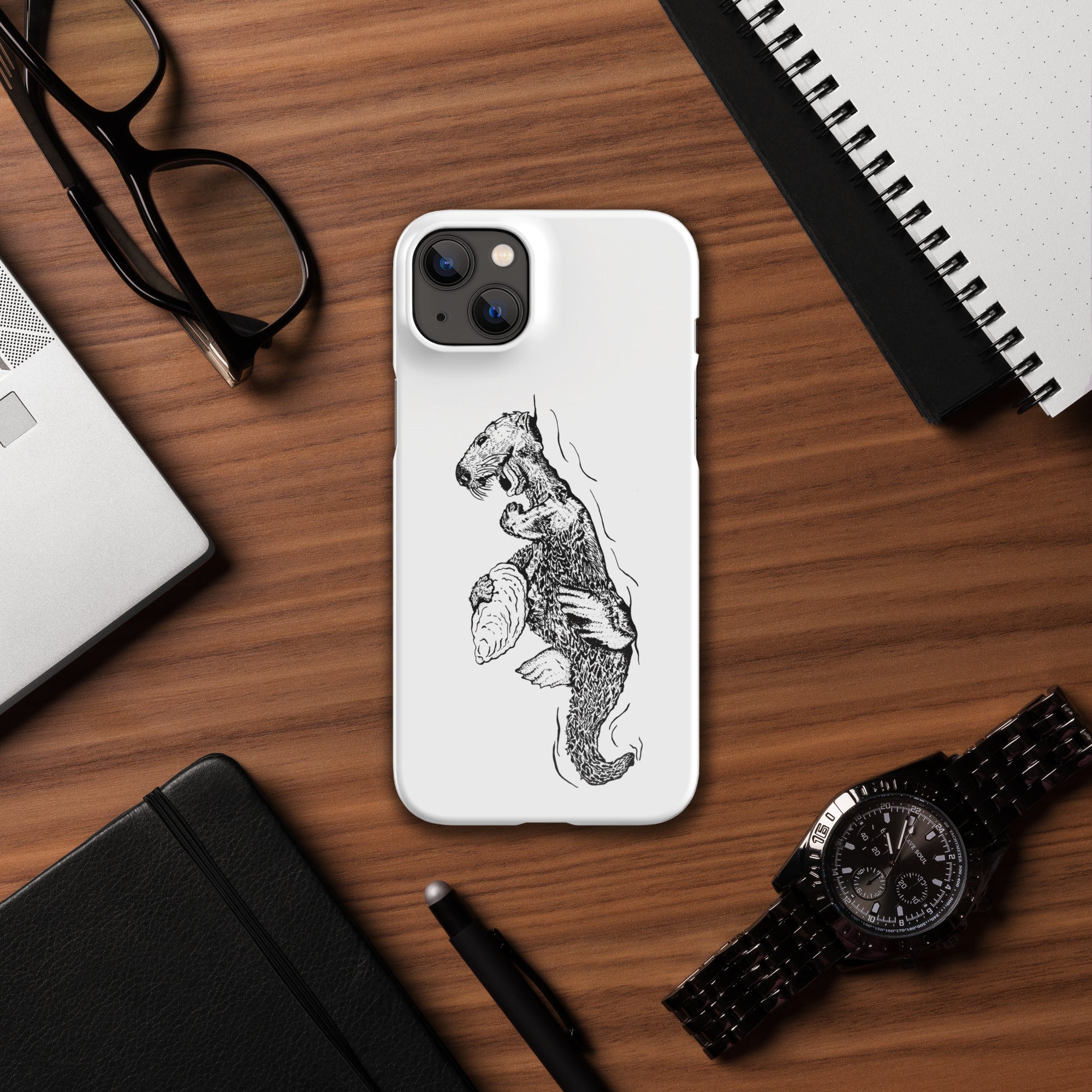 Sea Otter with Oyster - Snap case for iPhone®