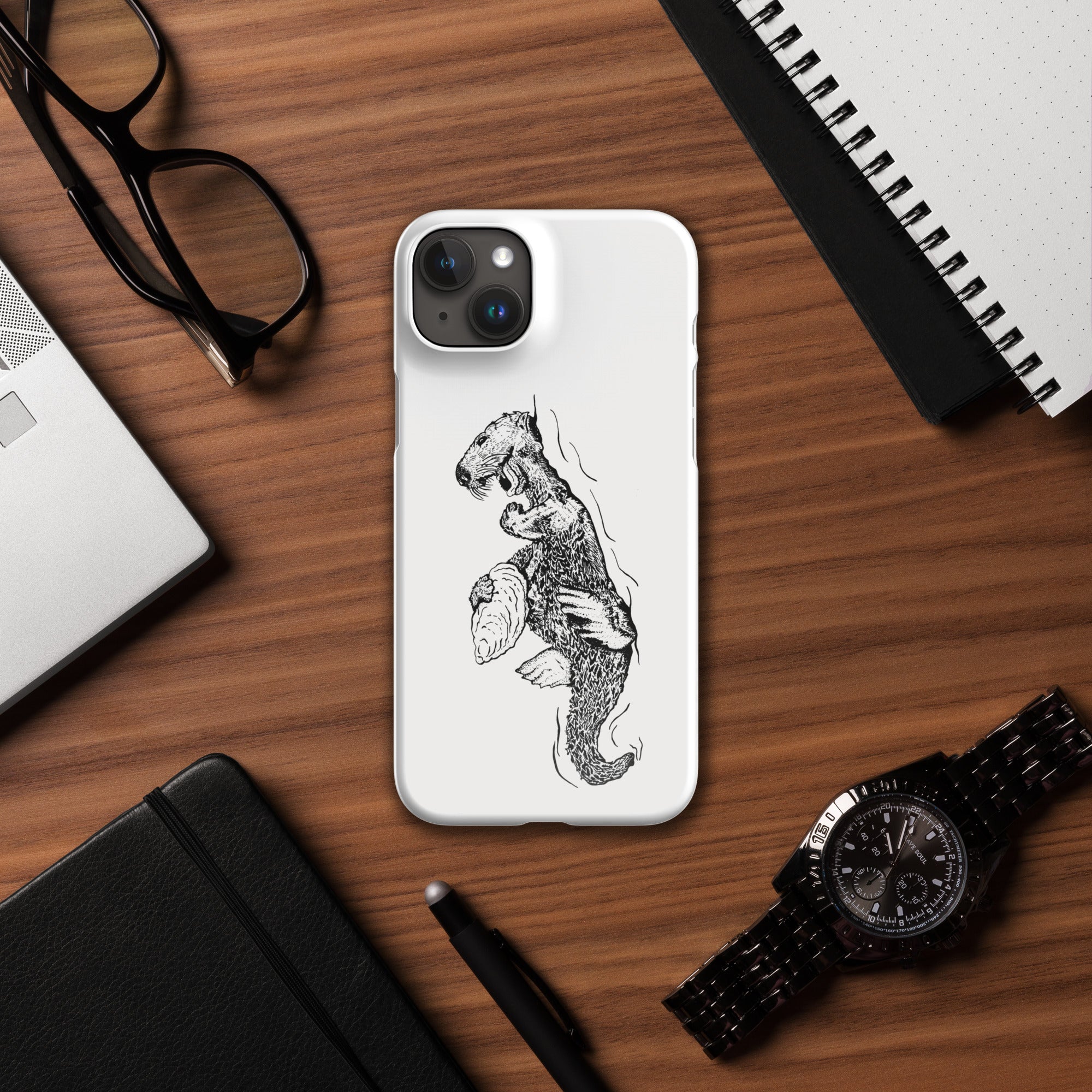 Sea Otter with Oyster - Snap case for iPhone®