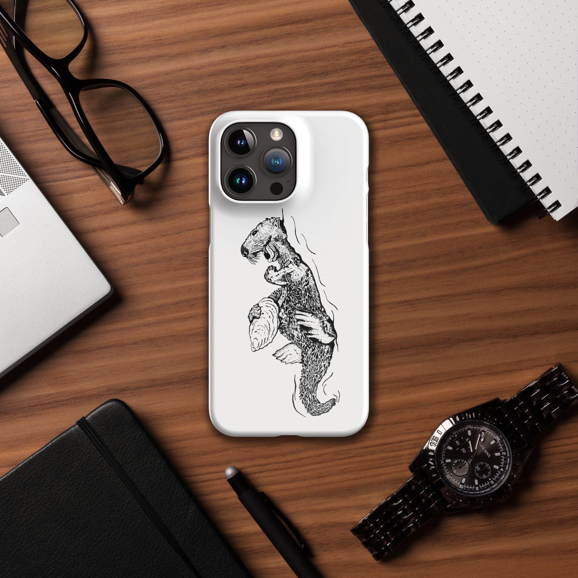 Sea Otter with Oyster - Snap case for iPhone®