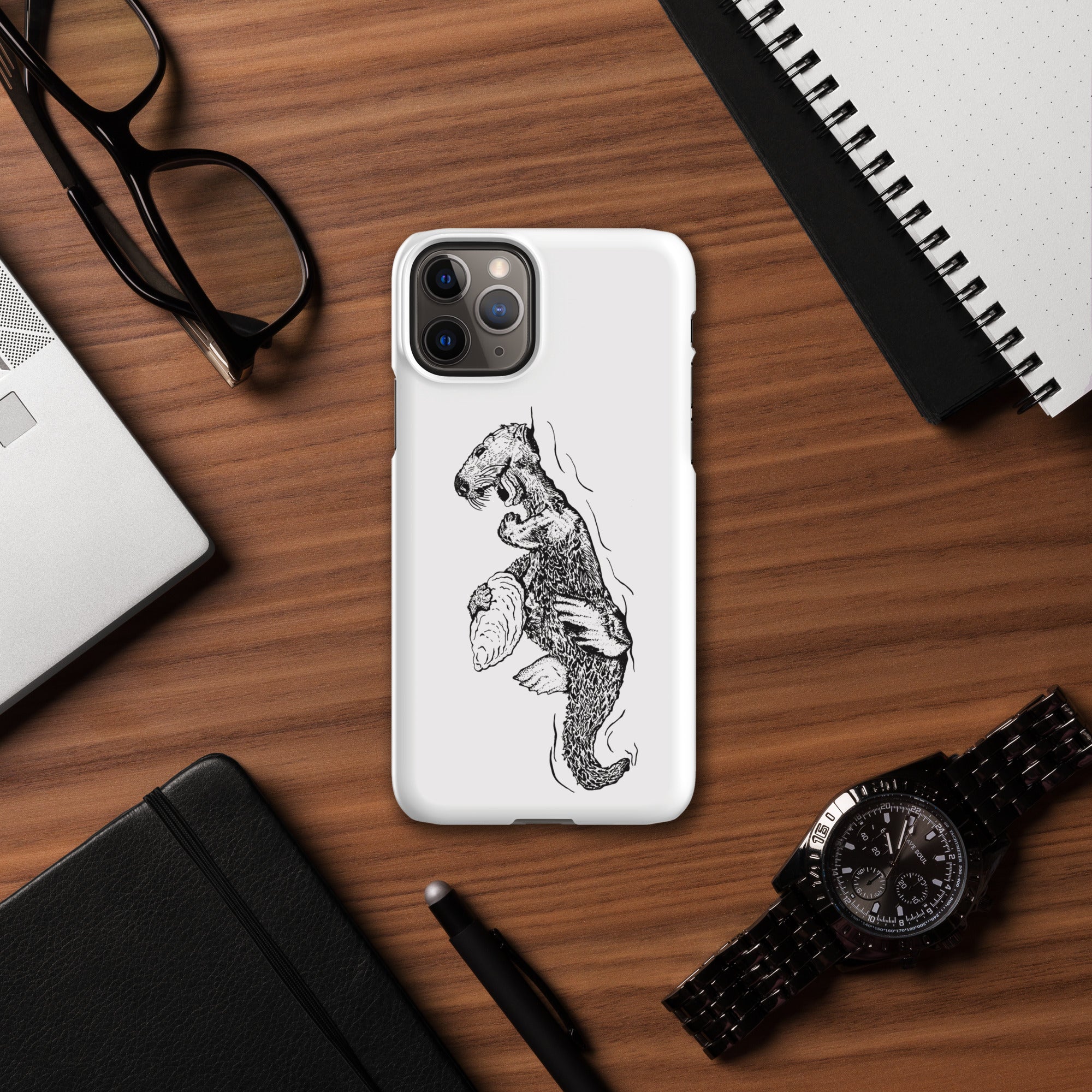 Sea Otter with Oyster - Snap case for iPhone®