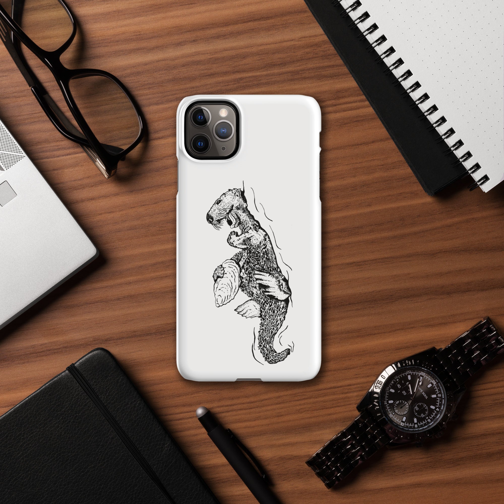 Sea Otter with Oyster - Snap case for iPhone®