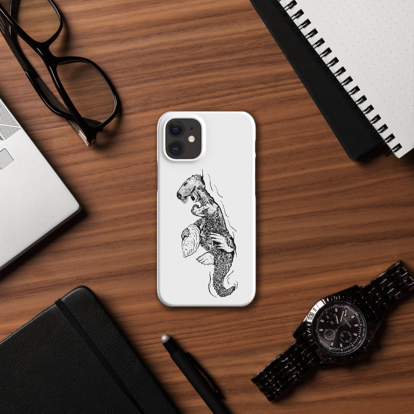 Sea Otter with Oyster - Snap case for iPhone®