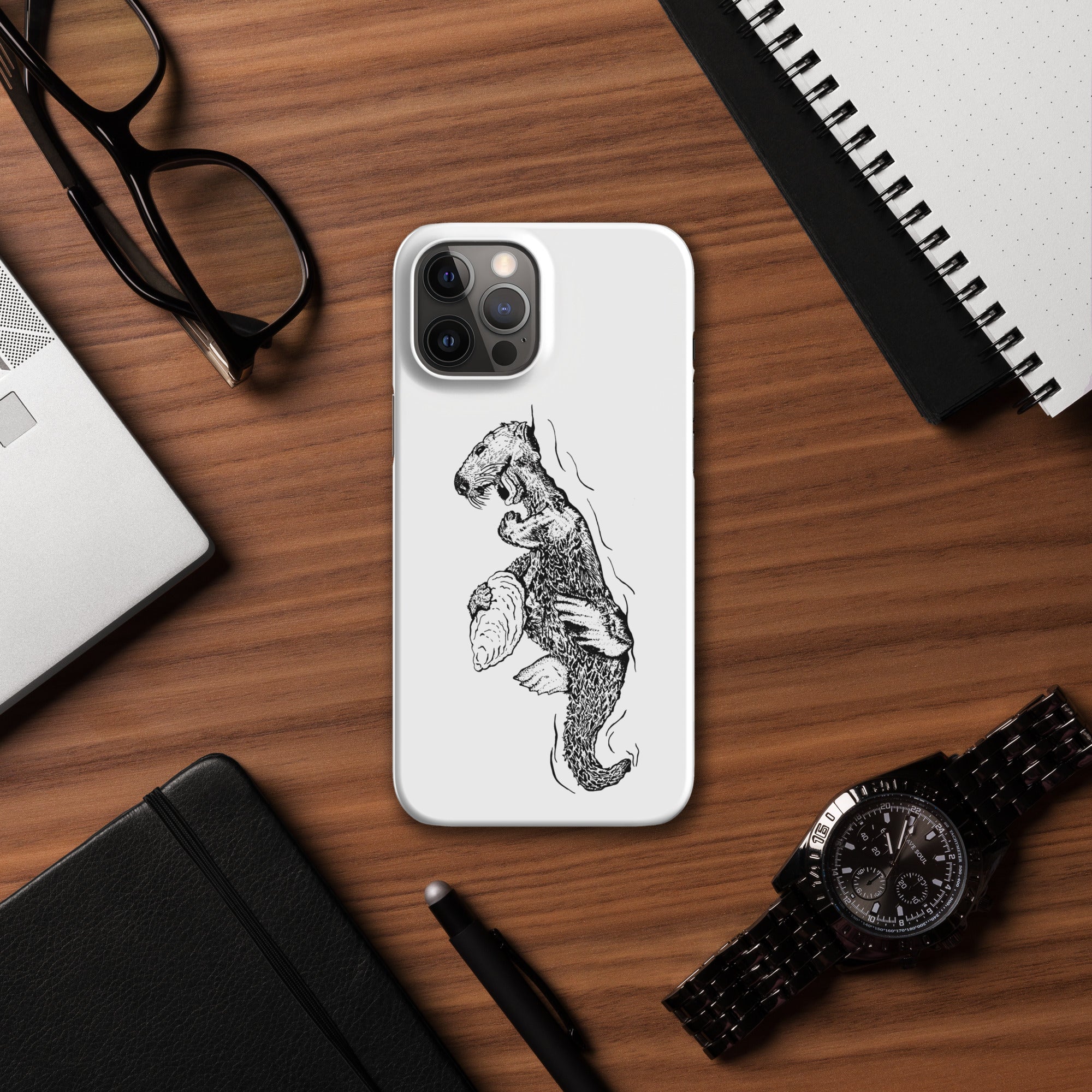 Sea Otter with Oyster - Snap case for iPhone®