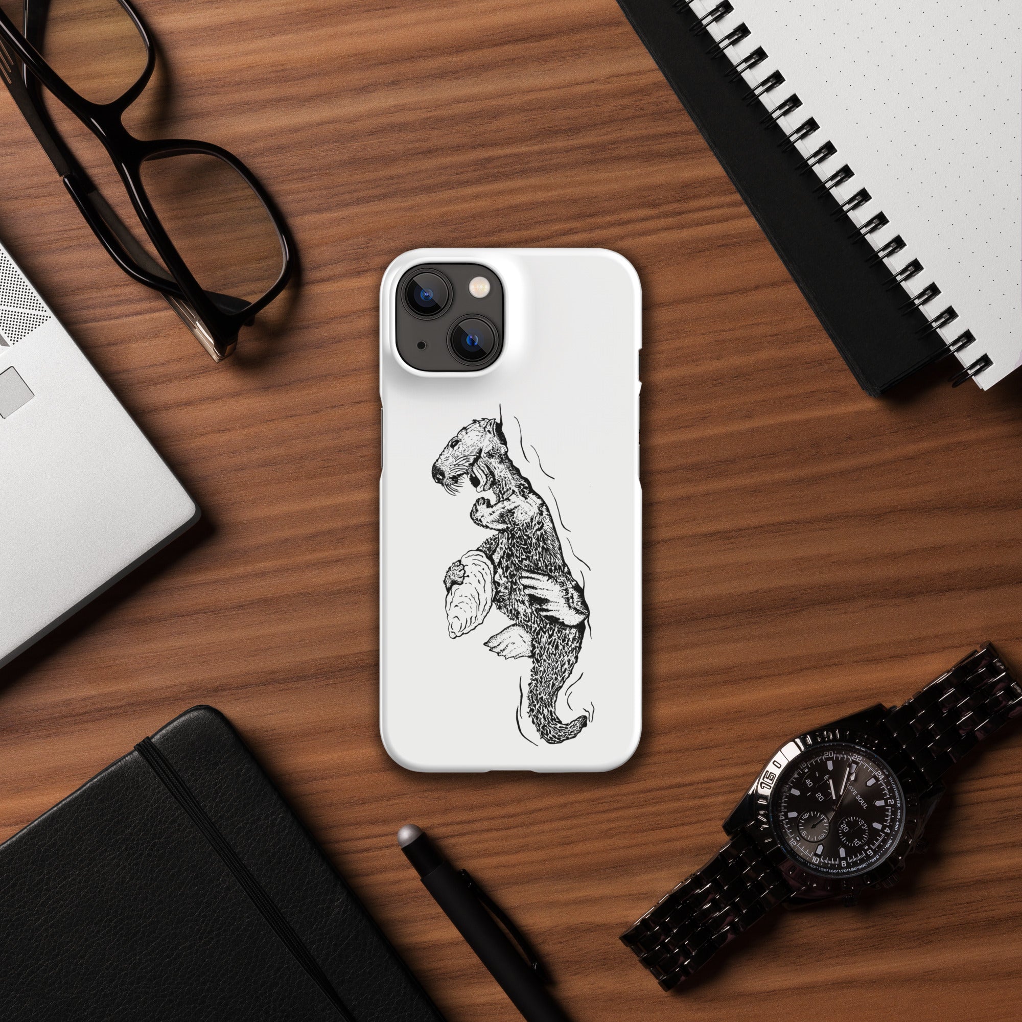 Sea Otter with Oyster - Snap case for iPhone®