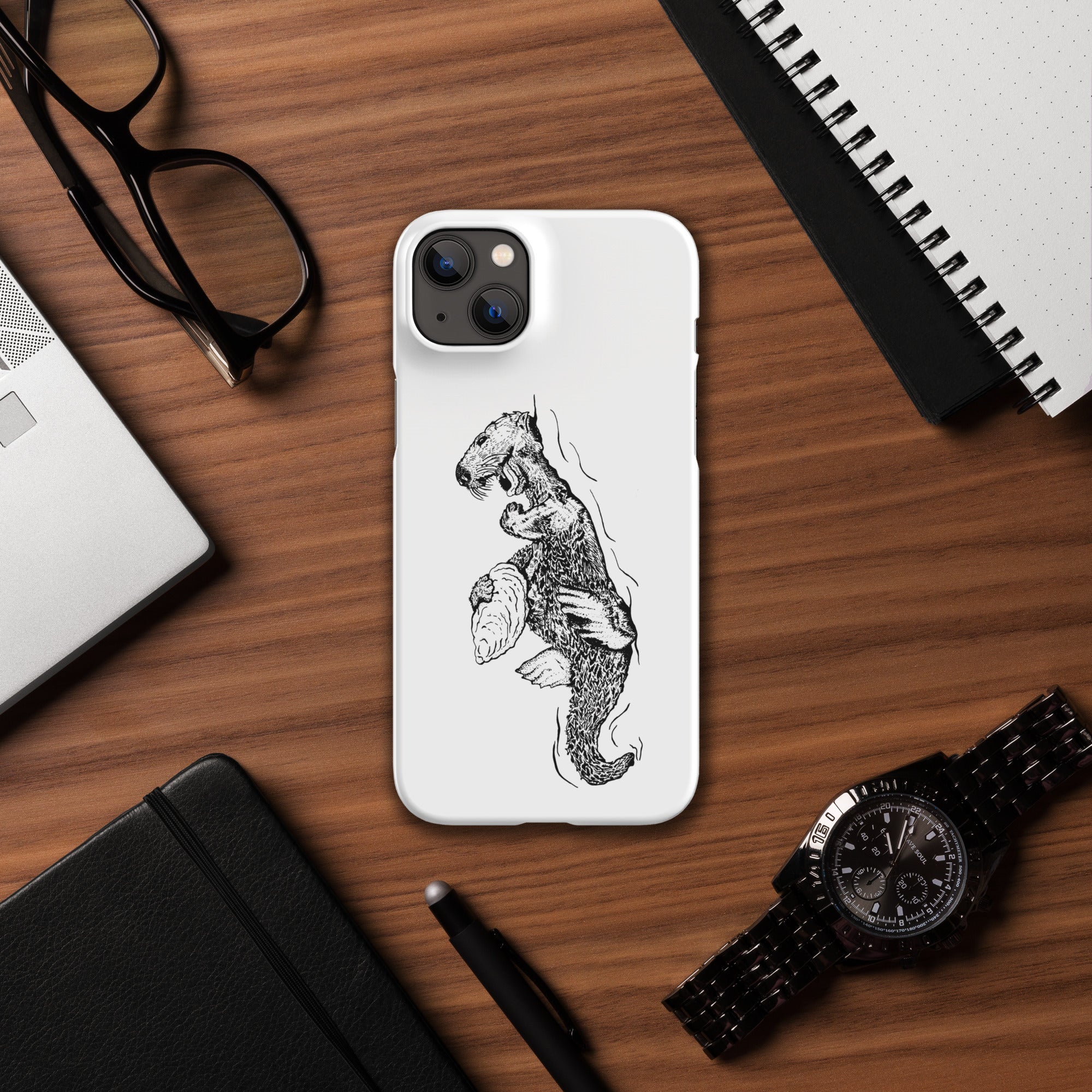 Sea Otter with Oyster - Snap case for iPhone®