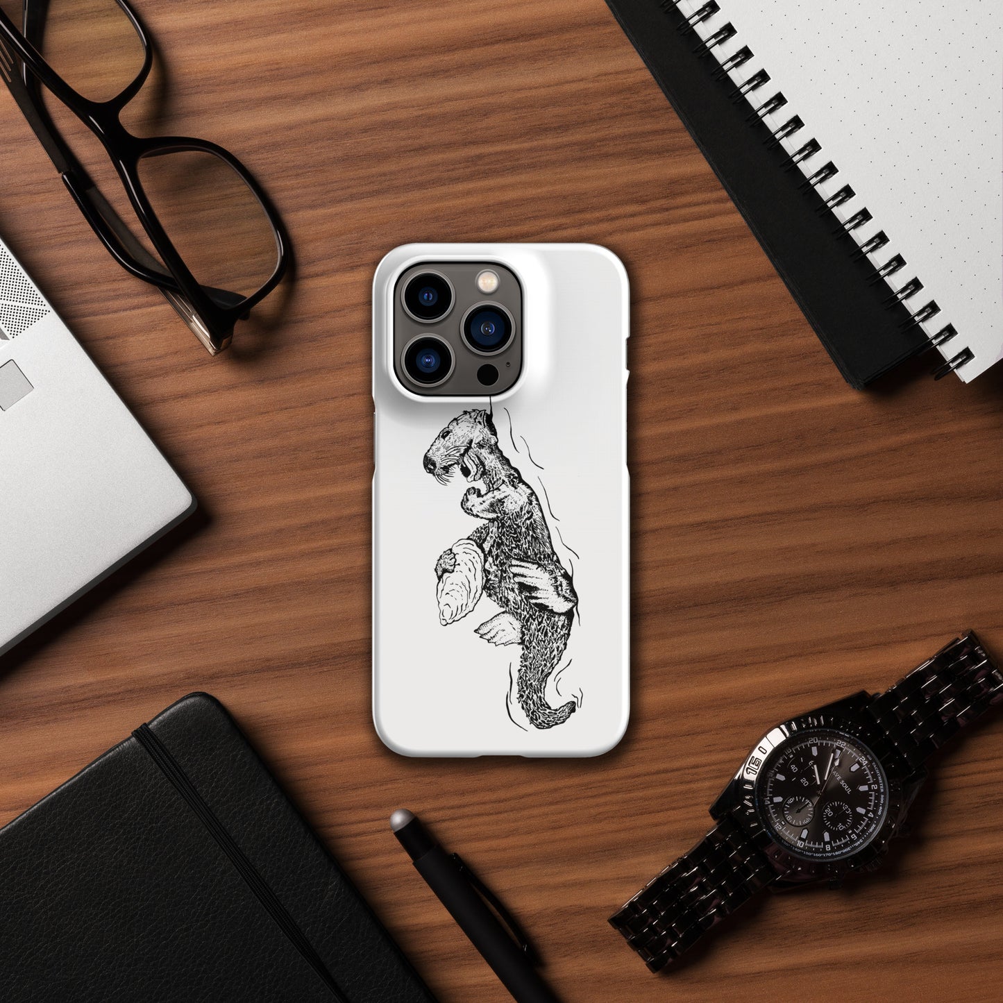 Sea Otter with Oyster - Snap case for iPhone®