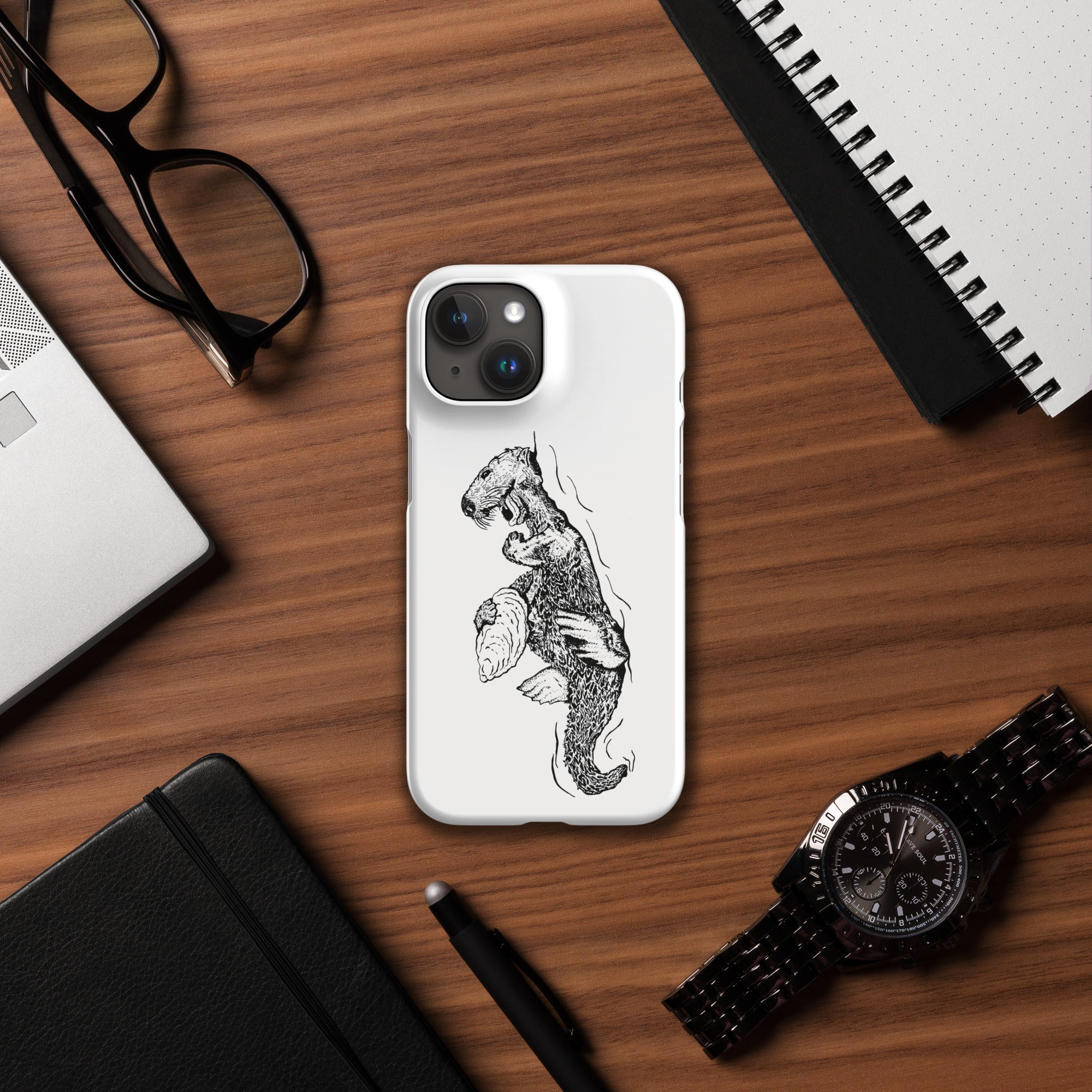 Sea Otter with Oyster - Snap case for iPhone®