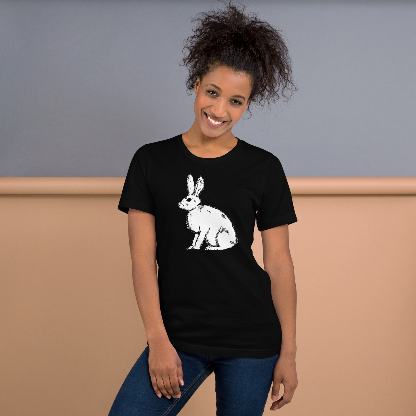 Rabbit - Unisex Staple T-Shirt - Bella + Canvas 3001