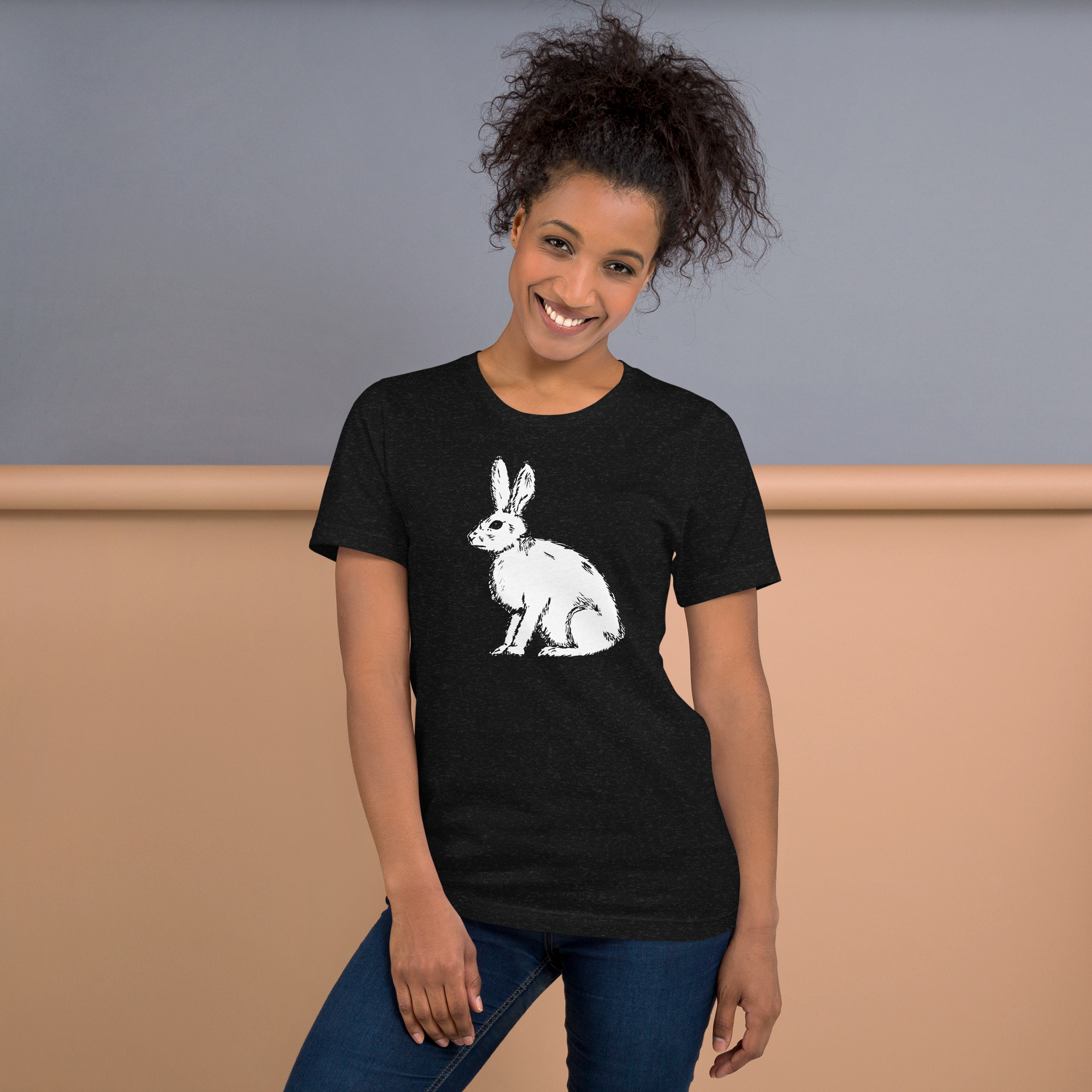 Rabbit - Unisex Staple T-Shirt - Bella + Canvas 3001