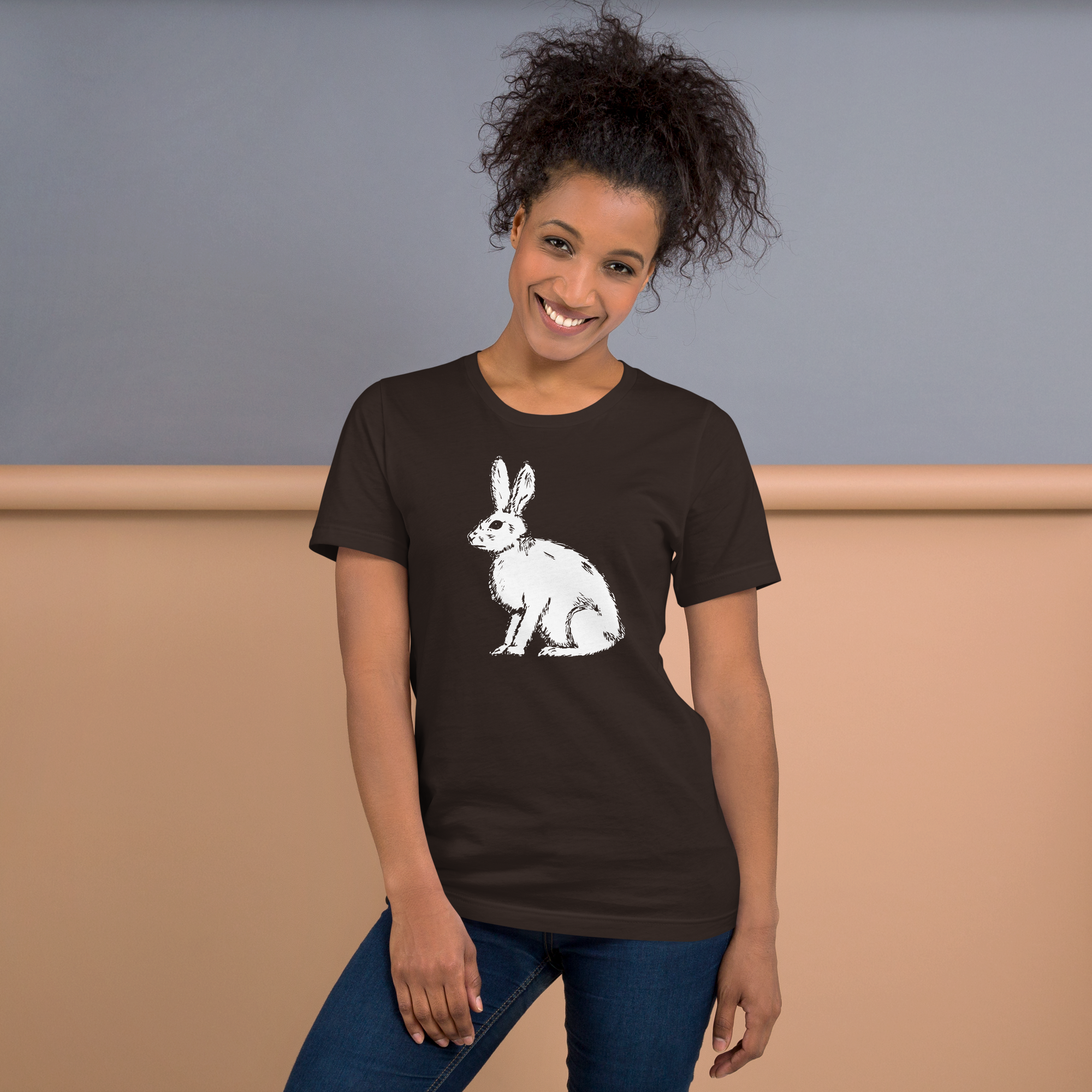 Rabbit - Unisex Staple T-Shirt - Bella + Canvas 3001