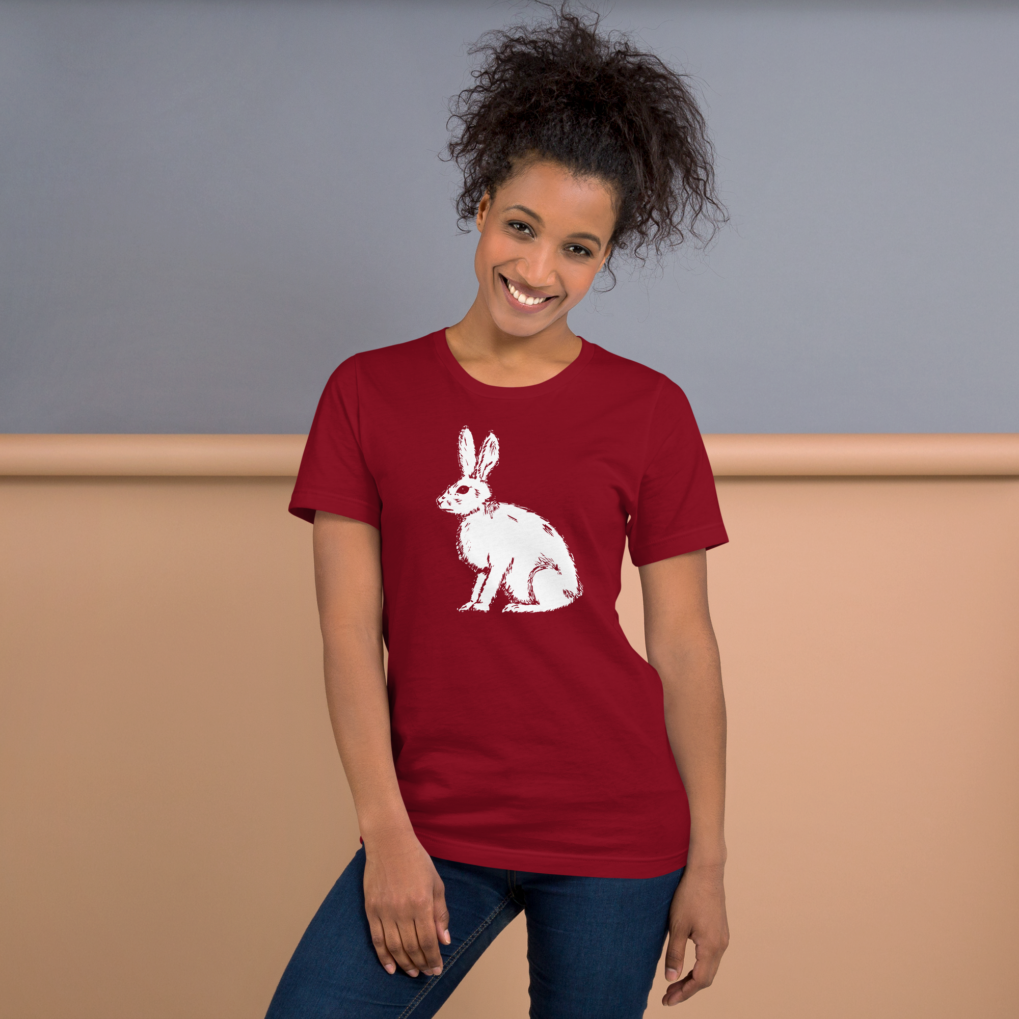 Rabbit - Unisex Staple T-Shirt - Bella + Canvas 3001