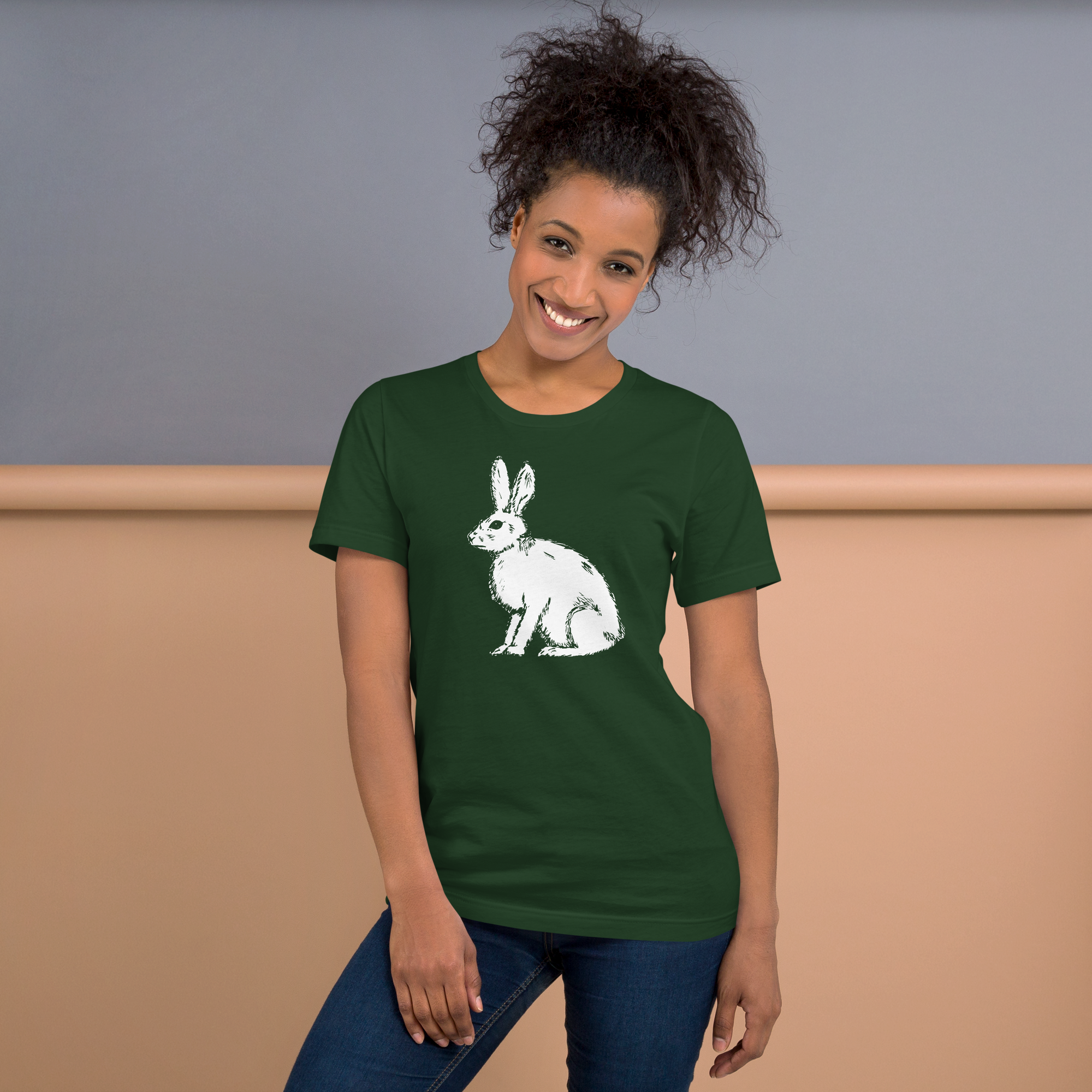 Rabbit - Unisex Staple T-Shirt - Bella + Canvas 3001