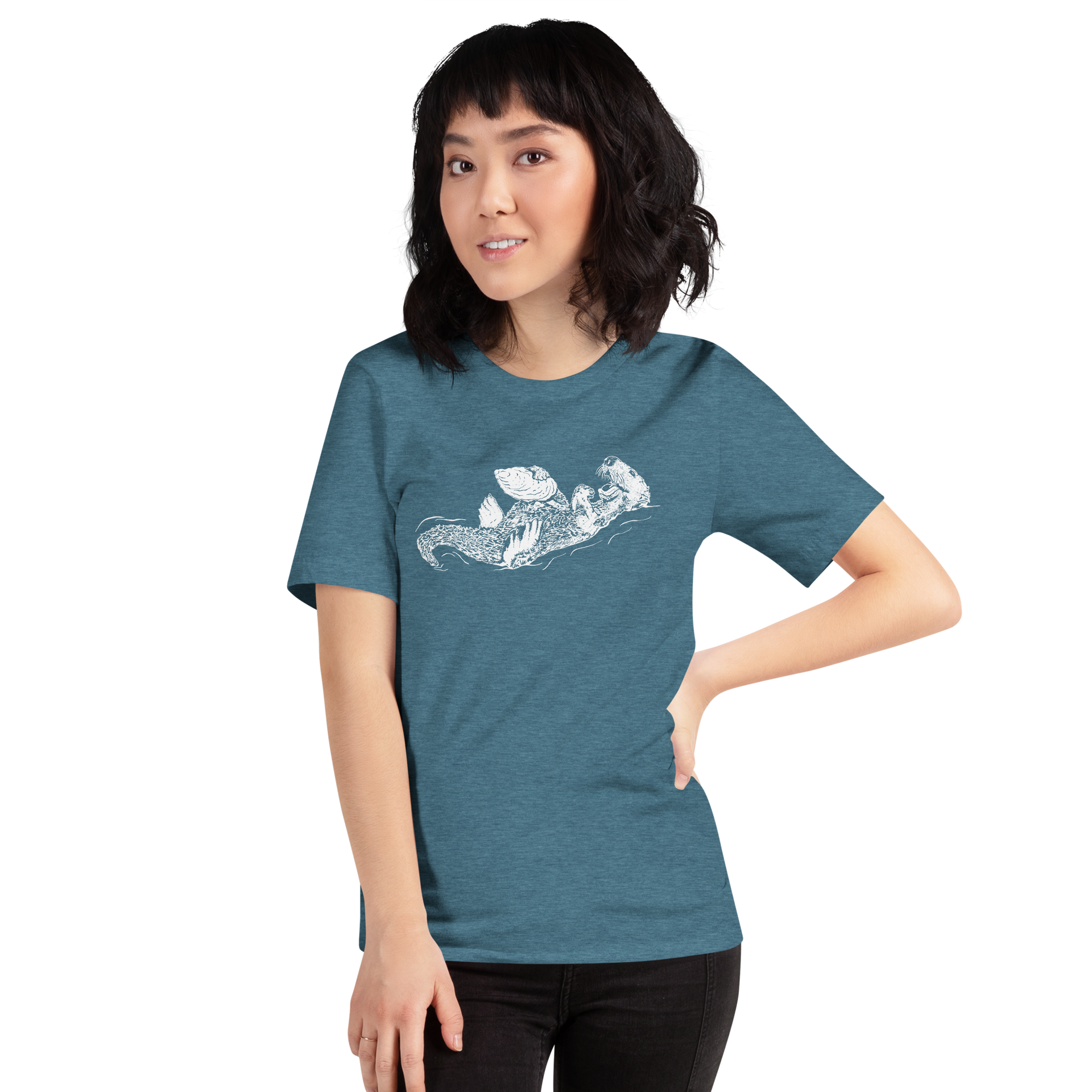 【INCHANT ME】Every Tencel See-through Polar T-Shirt All seasons/best] Tencel see-through layered T-shirt (10C
