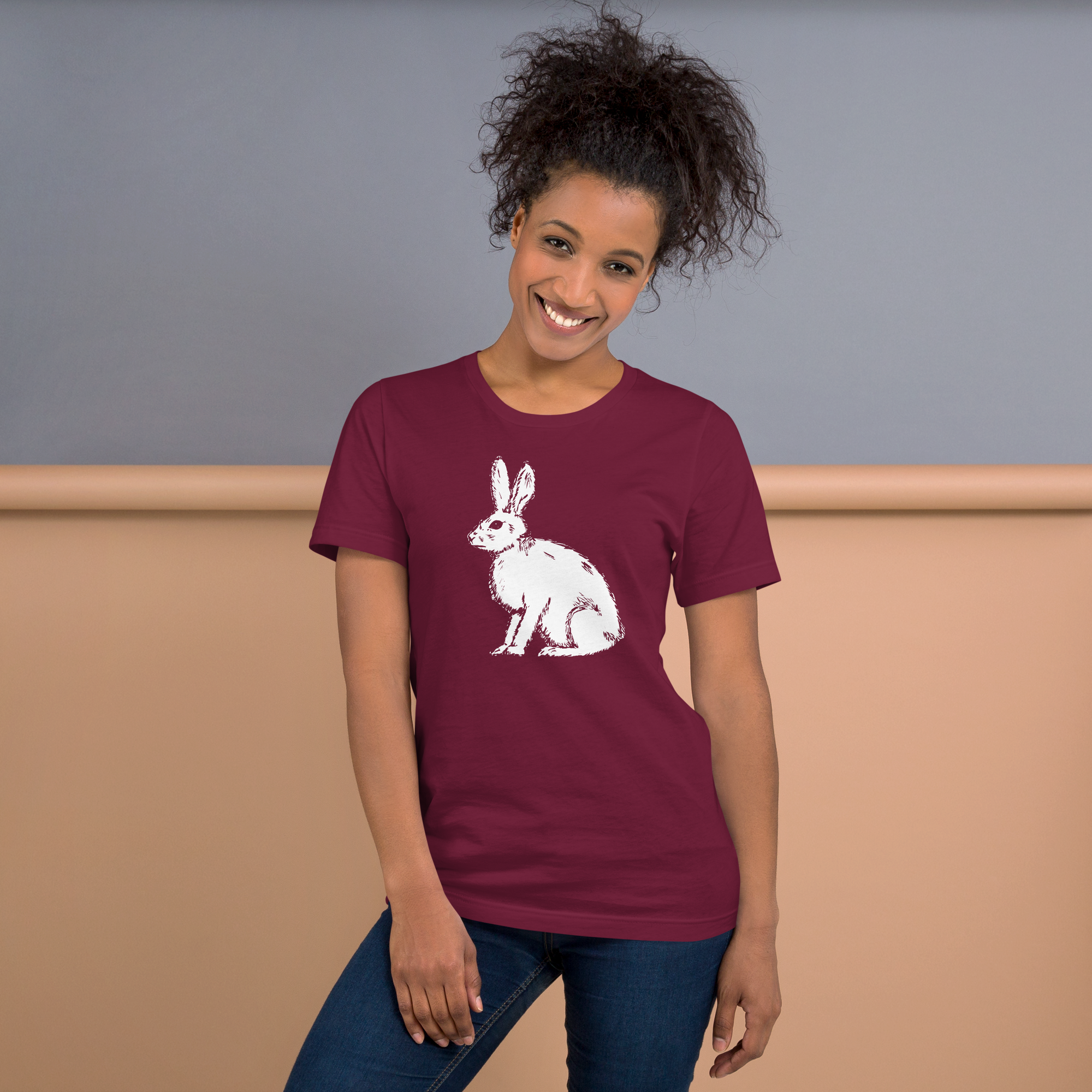 Rabbit - Unisex Staple T-Shirt - Bella + Canvas 3001