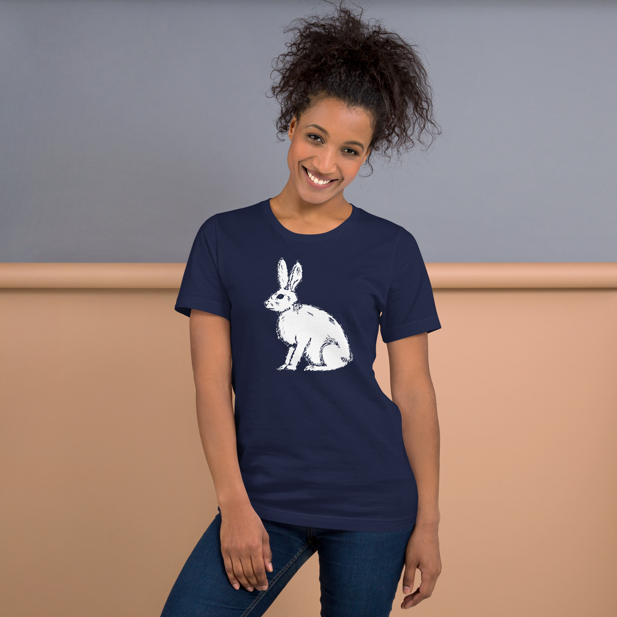 Rabbit - Unisex Staple T-Shirt - Bella + Canvas 3001